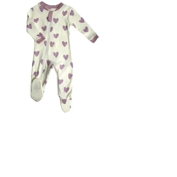 ZIPPYJAMZ Organic Footed Sleeper 0-3M - Picture 2 of 6
